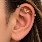 Piercing Industrial Amélis | Braja Joyería