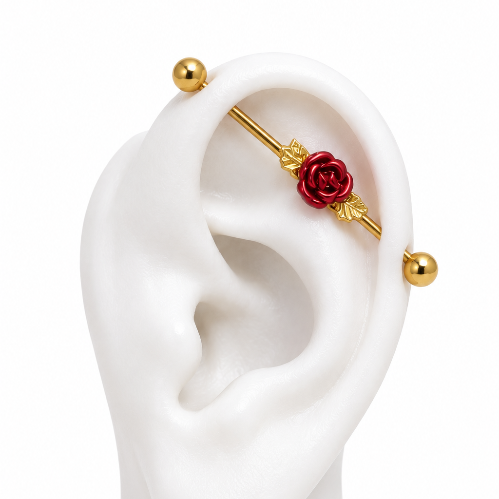 Piercing Industrial Roséliane | Braja Joyería