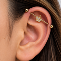 Piercing Industrial Cassiandre | Braja Joyería