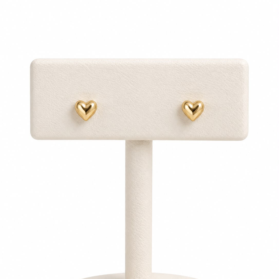 Aretes Corazòn Mini | Braja Joyeria