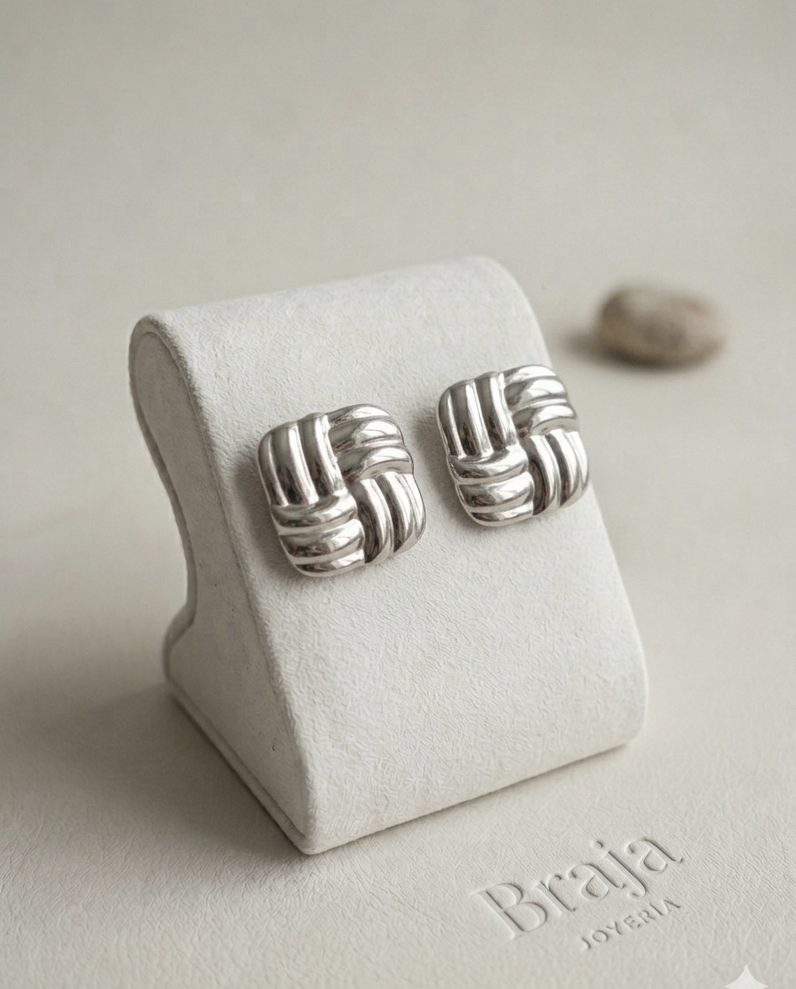 Aretes Trama | Braja Joyería