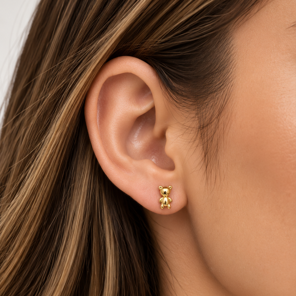 Aretes Miel | Braja Joyería