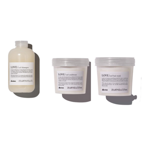 Pack Davines LOVE Curl 250 ml
Kit Davines LOVE Curl
Davines LOVE Curl Shampoo Conditioner Mask
Shampoo acondicionador y mascarilla para rizos
Tratamiento completo para cabello rizado
Davines LOVE Curl Perú
Productos Davines originales
Kit profesional para rizos
Rutina para cabello rizado
Davines Perú
Método Curly
Hidratación para rizos