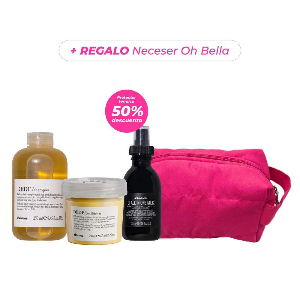 Pack Limpieza Diaria Dede + Oi All in one milk + Regalo Neceser | Davines