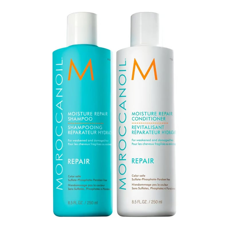 Pack Repair Moisture Para cabello debilitado o dañado 250 ml | Moroccanoil