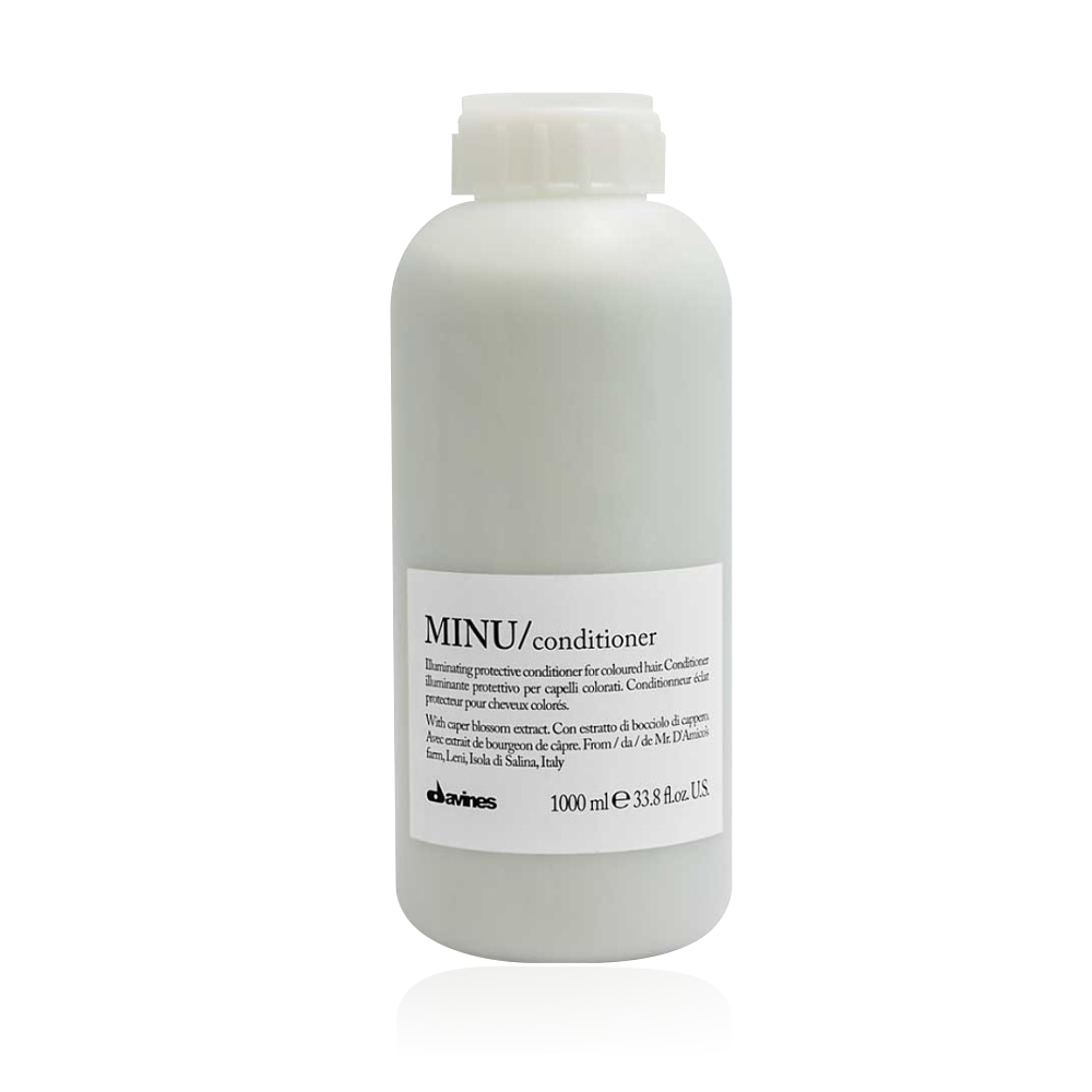 Minu Acondicionador para cabello teñido o tinturado 1 litro | Davines