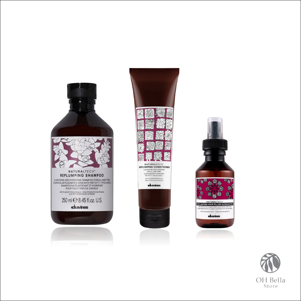 Pack Replumping trío Shampoo + Acondicionador + Hair filler 100 ml