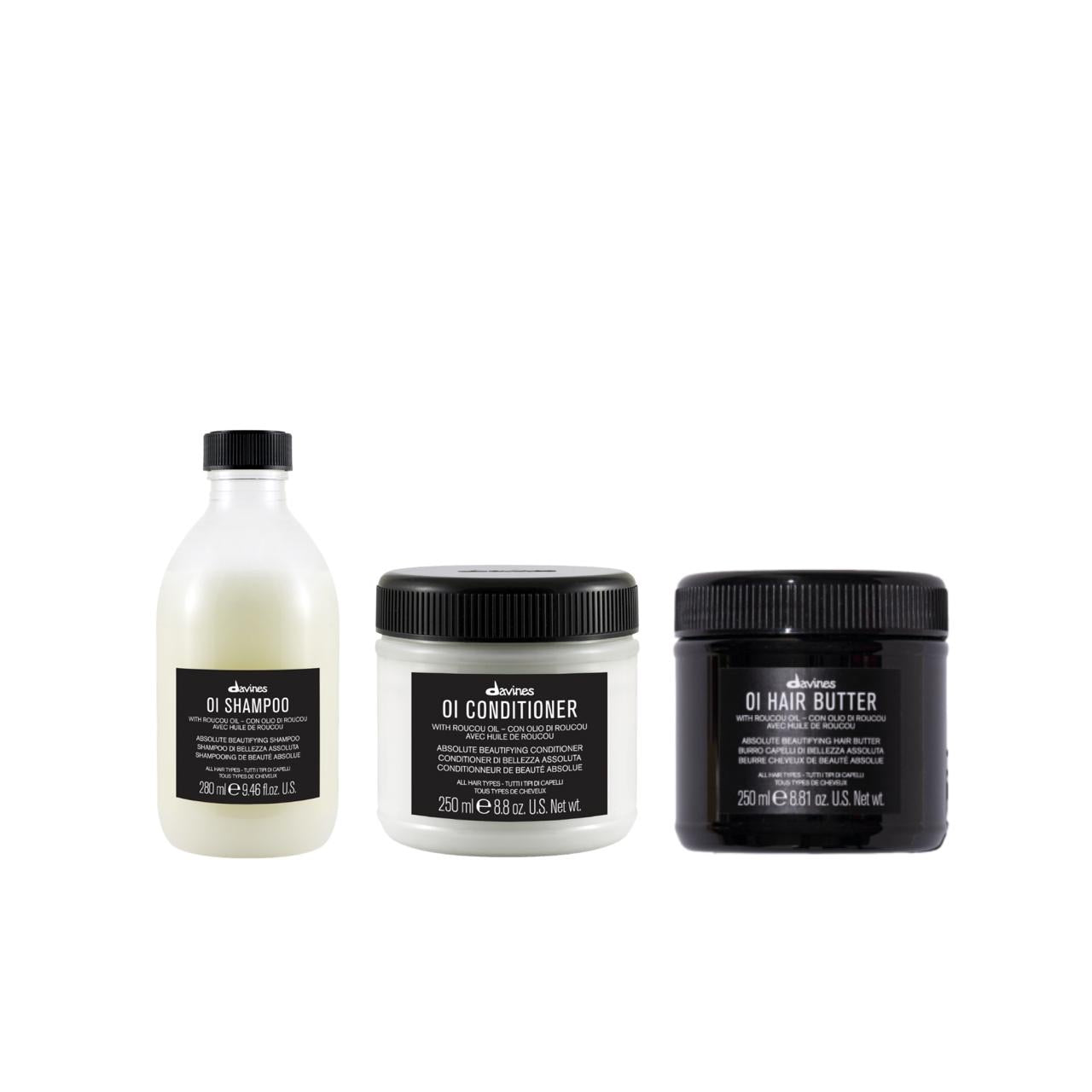 Pack Oi Hair Butter para todo tipo de cabello Davines