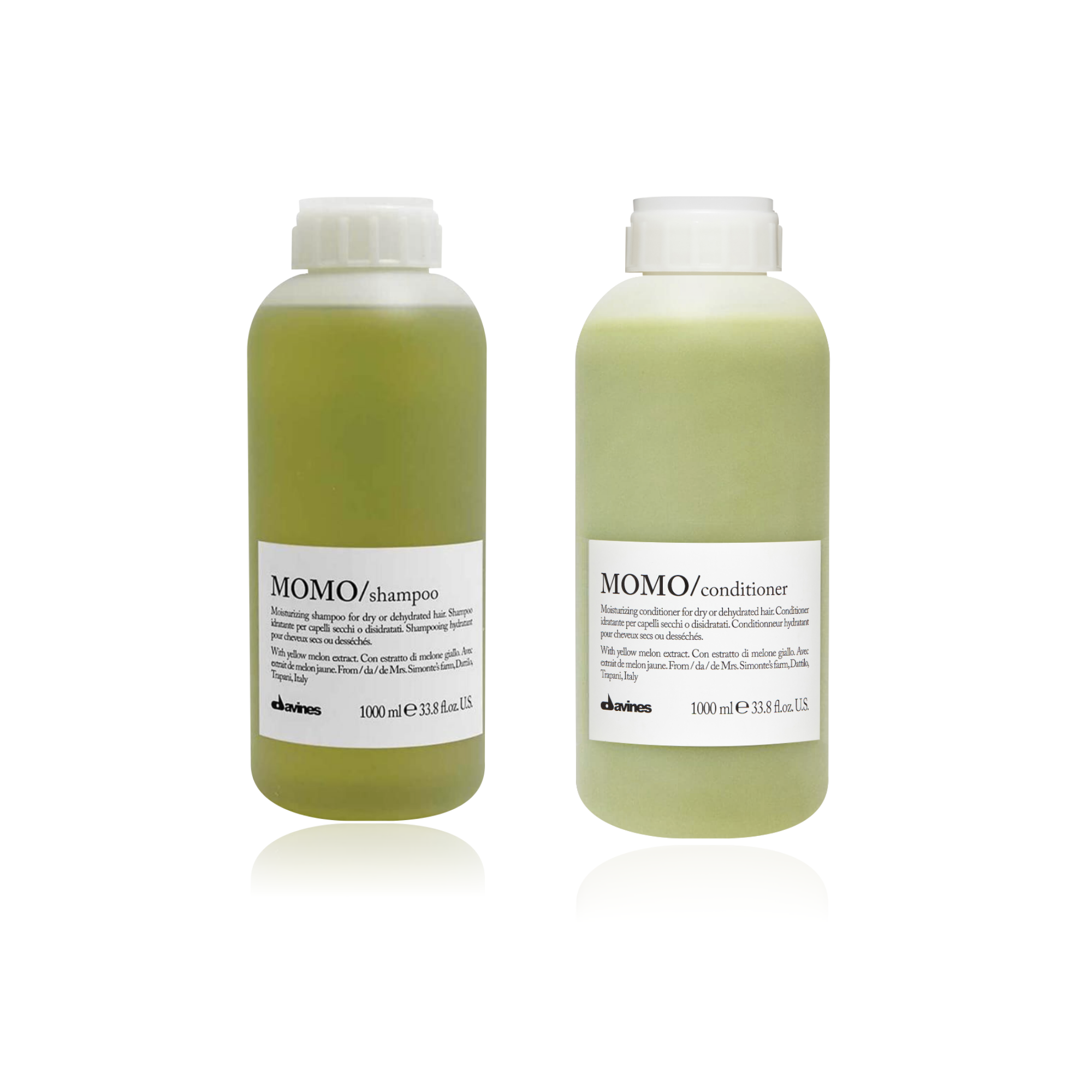 Pack Momo shampoo y acondicionador 1 litro Davines